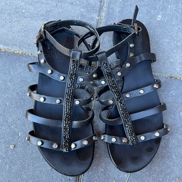VINCE CAMUTO studded leather gladiator sandals - SIZE 5.5 - Picture 8 of 13